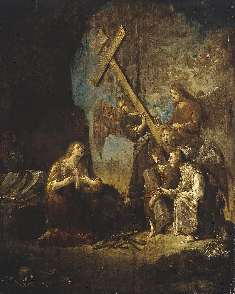 Leonard Bramer - Visione morente di Maria Maddalena